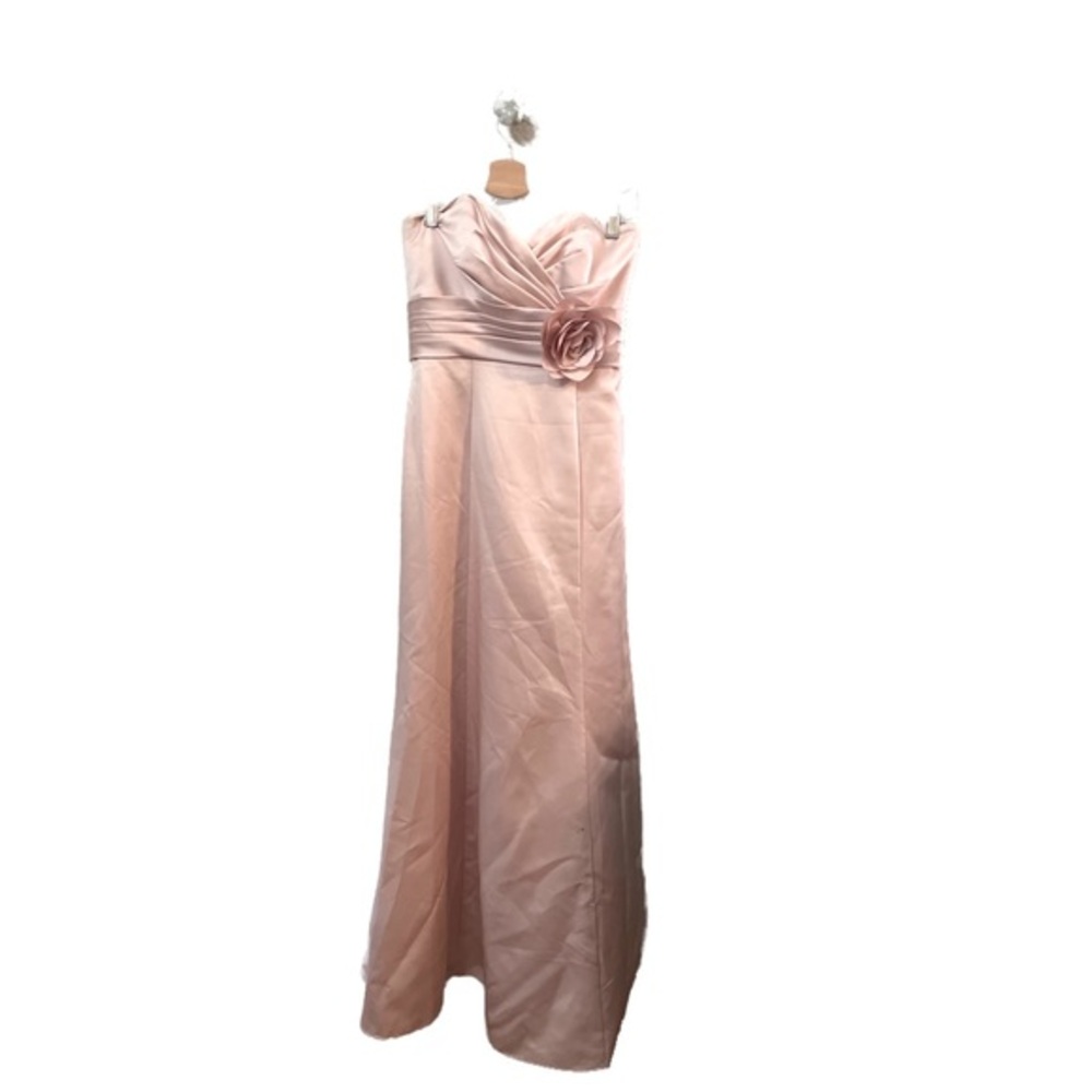 Andrew Adela Blush bridesmaid dress